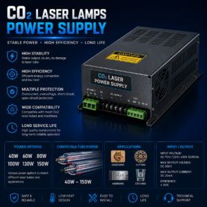 CO2 laser lamps power supply